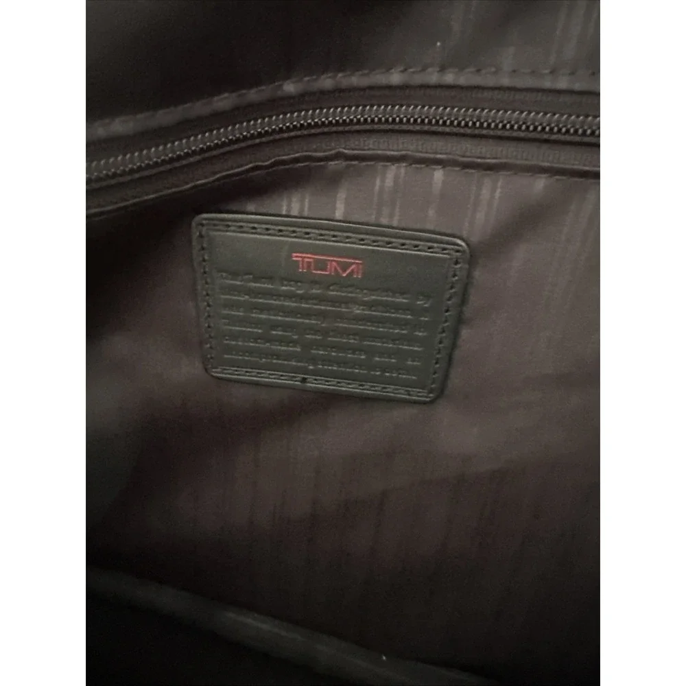 Tumi Black Nylon Carry On Expandable Luggage Laptop Shoulder Bag 22121DH Used